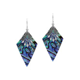 AE-1212-AB Sterling Silver Earring With Abalone Shell Jewelry Bali Designs Inc